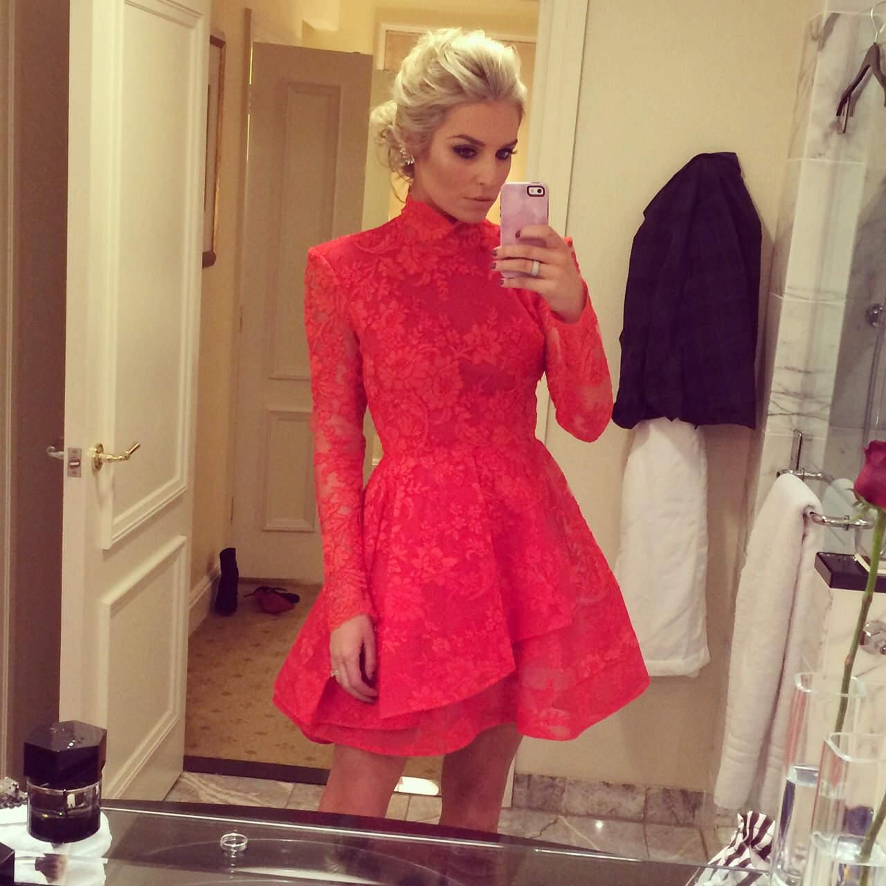 long sleeve formal dresses short