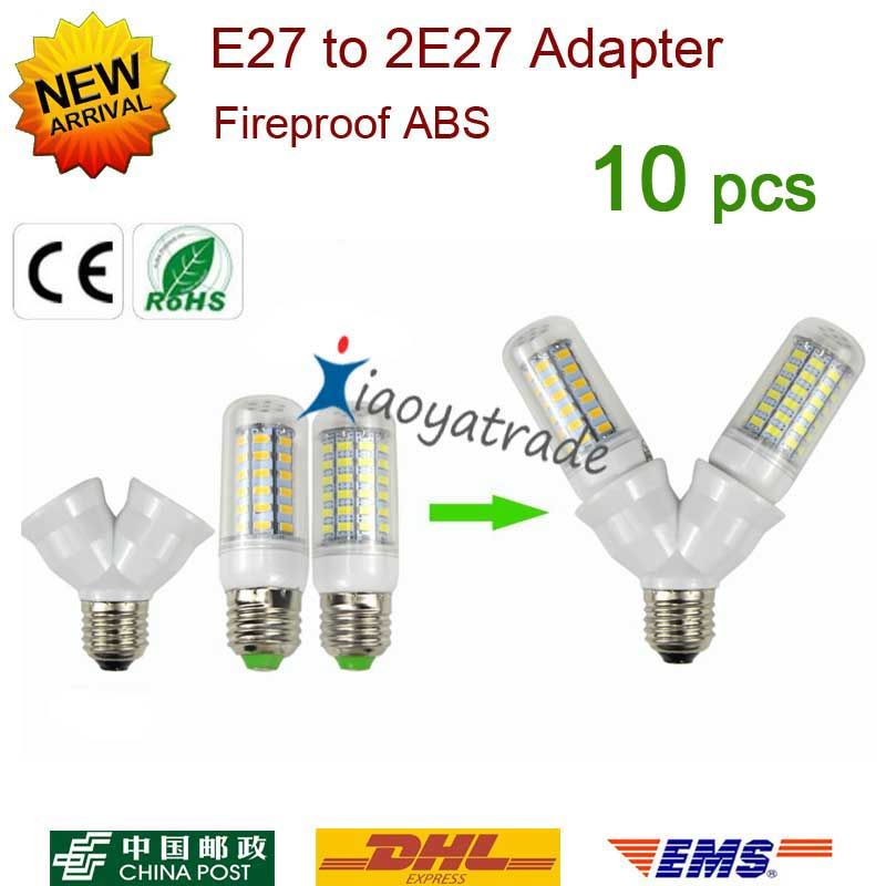 5 En 1 E27 à Socket De Base Diviseur Lampe LED Porte-adaptateur Ampoule