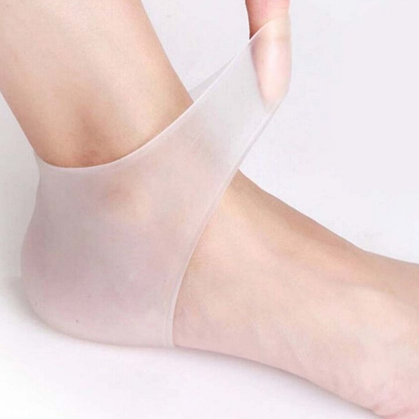 1 Pair Silicone Feet Care Socks / Heel Protector Moisturizing Gel