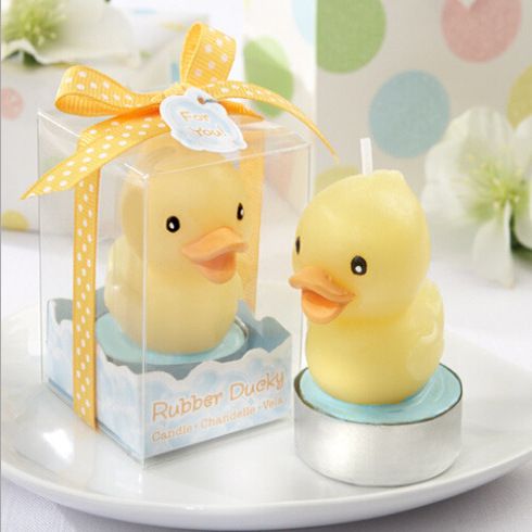 Yellow Duck Candle Gift Box Packing Baby Candles Baby Souvenirs