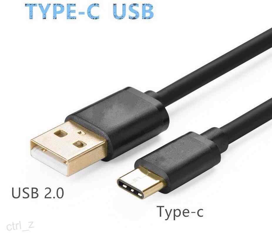 USB 3.1 Type C Male Connector to A Type Male Data Charge Cable for Macbook