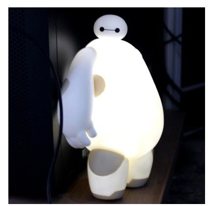 compre dia de big glow super marines baymax noche de la lampara led noche en blanco llight ninos regalos de navidad noche de la lampara dia h20cm a