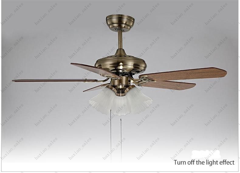 2019 Mr Lighting Led European Retro Style Ceiling Fans Lamp