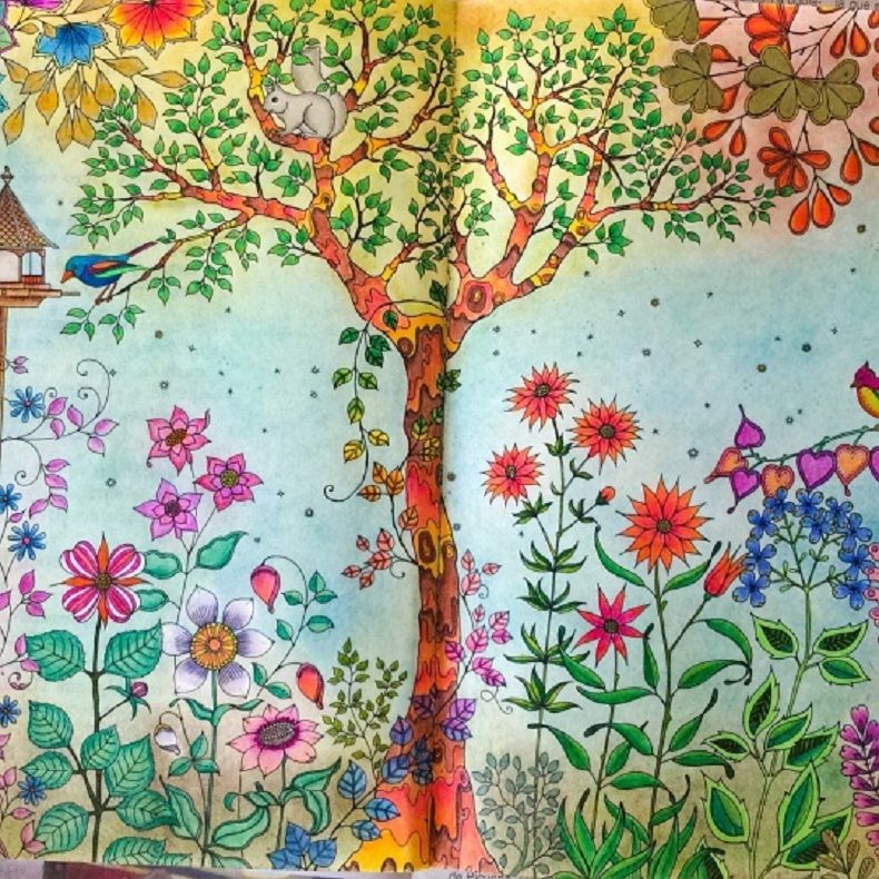 secret garden painting books decompression book an inky treasure hunt and coloring book relieve stress tools - Kids Paint Book secret garden painting books decompression book an inky treasure hunt and coloring book relieve stress tools - Kids Paint Book