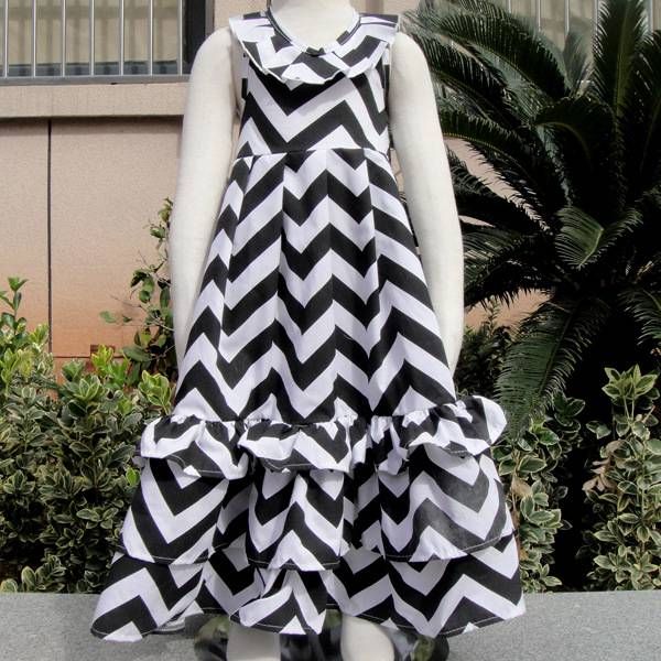 kids black maxi dress