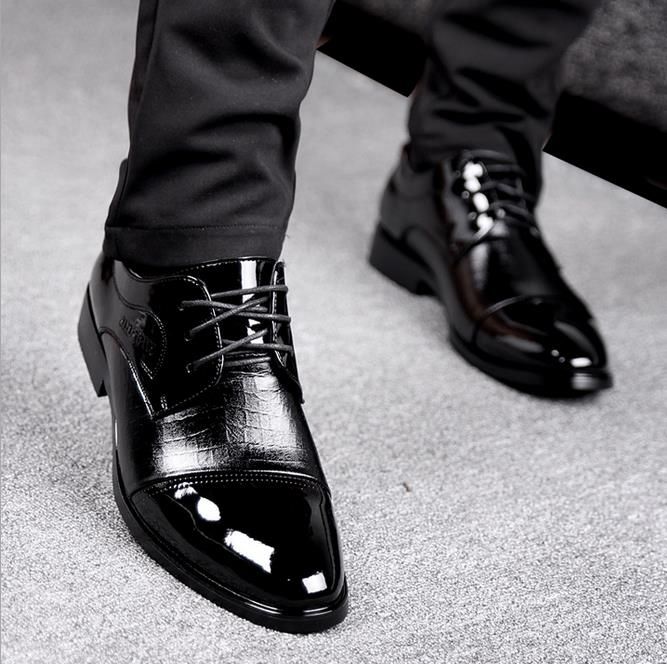 black wedding shoes for groom