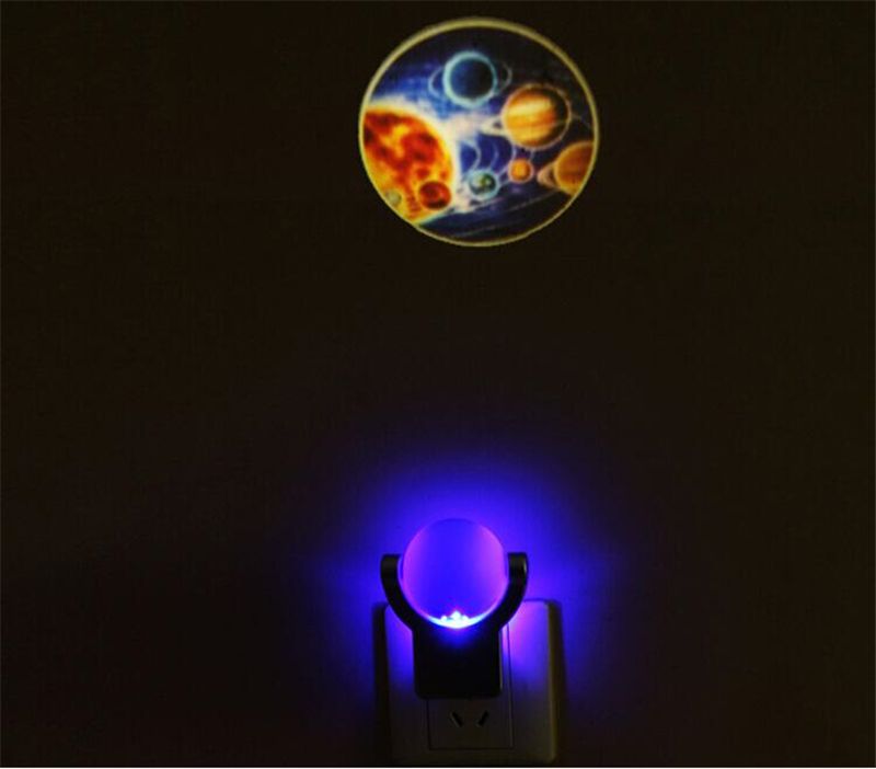 2019 Led Rotating Lamp Star Projection Solar System Projector Sleeping Night Light With Light Control Perfect Cool Gift For Kids Children From Proled