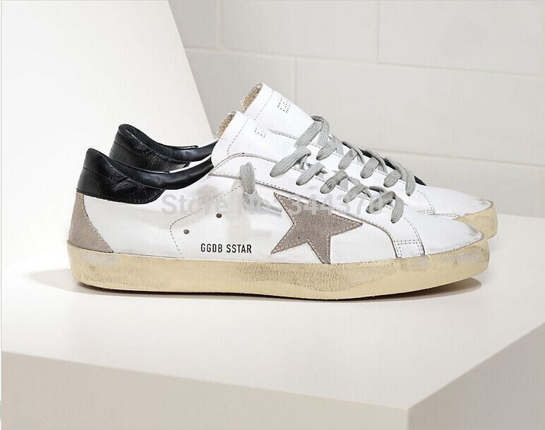 Golden Goose Brand Italian GGDB Superstar White Womens Fashion Sneakers ...