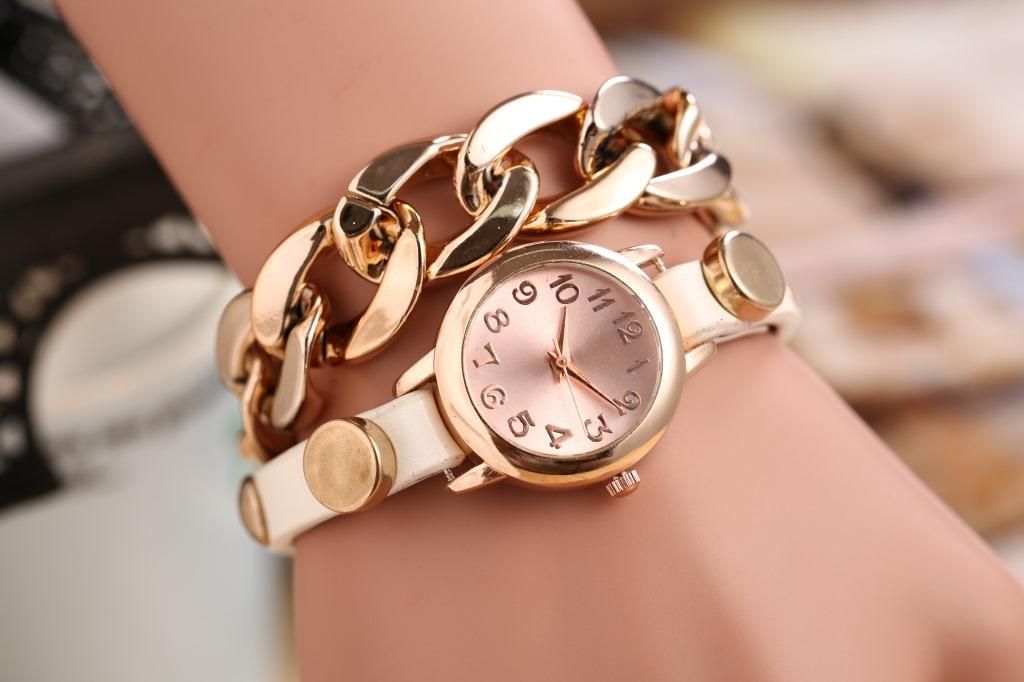 New Fashion Gold Mechanical Band Ladies Watches Luxury Women Watches Womens Fashion Watches Mixed Colors Braided Belt Bracelet Watches Cheap Designer Watches Cheap Watch From Fineshow 5 7 Dhgate Com