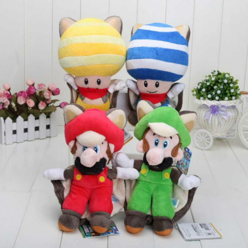 flying squirrel yellow toad plush