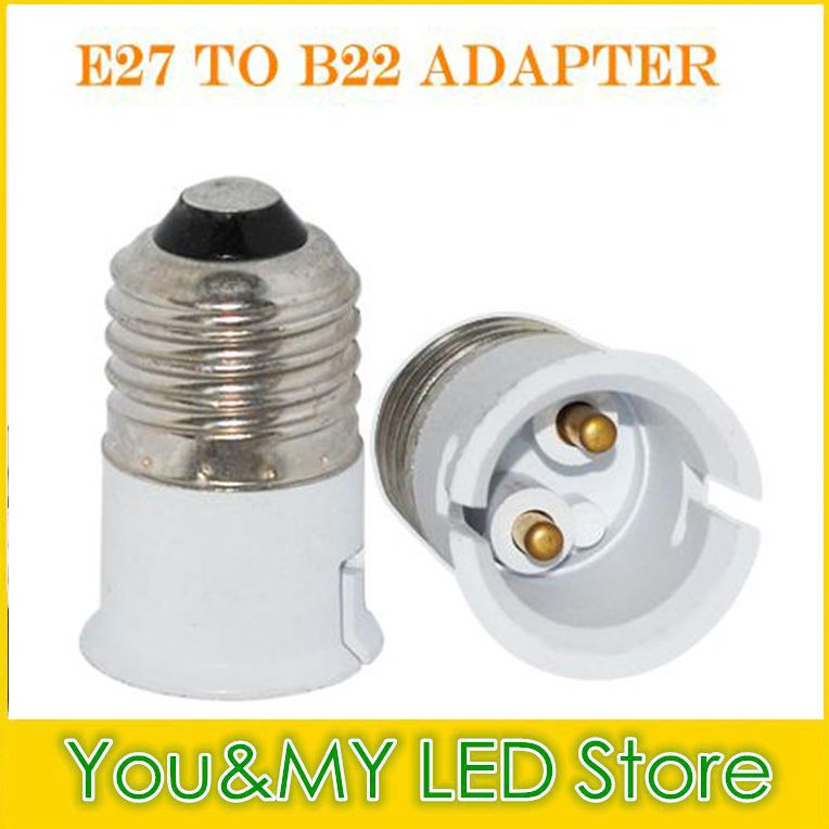 2020 B22 Convert To E27 Lamp Holder Bulb Bases Adapter For LED Light