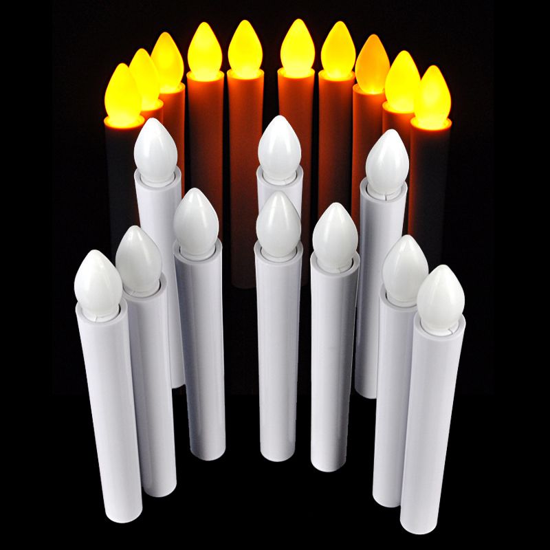 LED Candle Light Smokeless Flameless AAA Electronic Candles Lamp For
