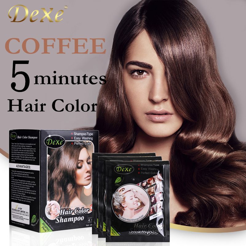 25ml*2 8 color Pure natural herbs hair color dye Shampoo without ammonia dye hair coffee Semi-permanent hair Colorants 25ml*2 8 color Pure natural herbs hair color dye Shampoo without ammonia dye hair coffee Semi-permanent hair Colorants