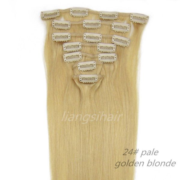 Grade 7a 18 20 95g 24 Pale Golden Blonde Straight Brazilian