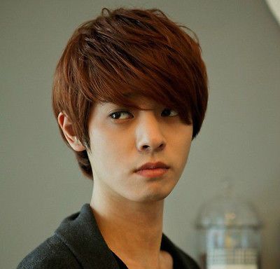 2020 Cos Boys Wig New Fashion Korean Mens Short Light Brown Male