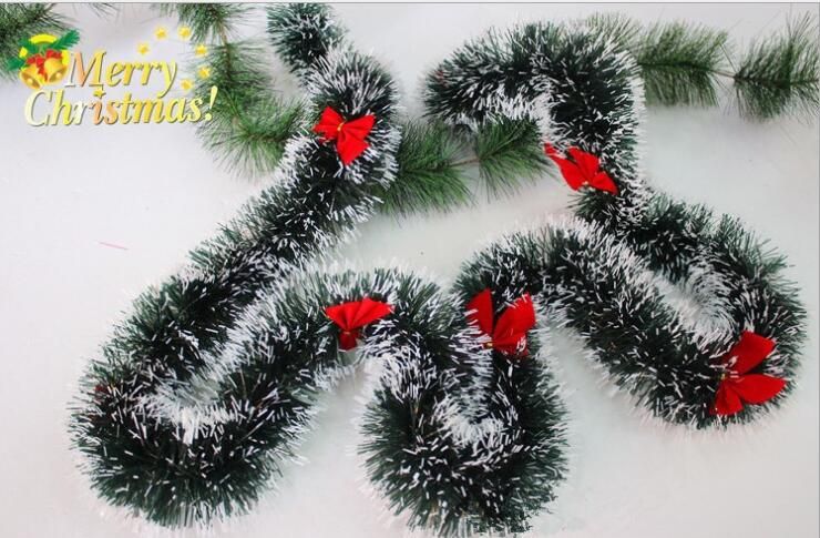 decoração da árvore de natal tira decoração guirlanda fita decoração de  Natal E-pacote e China