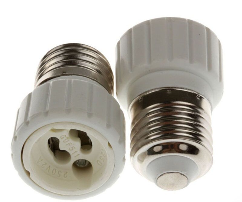 30x Edison Screw ES E27 To GU10 Light Bulb Adaptor Lamp Socket Converter Holder 