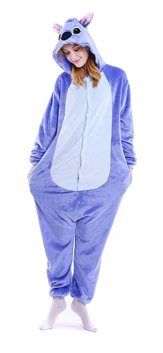 Acquistare Unisex Adulto Pigiama Tutina Kigurumi Costumi Cosplay Animal Tuta  Stitch Economico | Consegna Veloce E Qualità | It.Dhgate