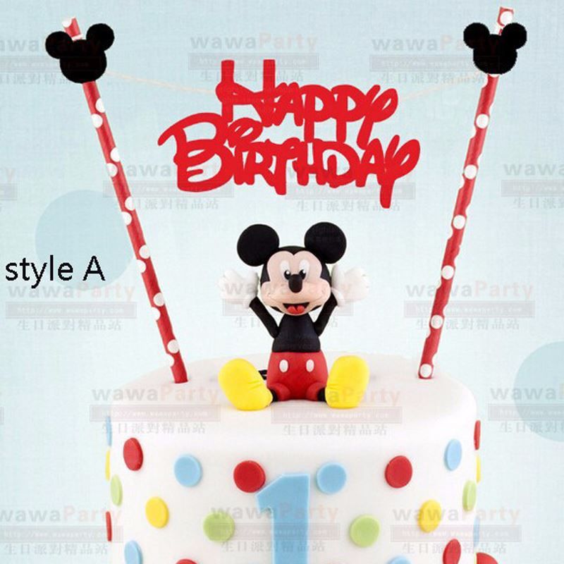 Acheter Decoration Mickey Minnie Mouse Gateau Topper Set For Kids Party Joyeux Anniversaire Fournitures Baby Shower Party Decoration De 10 17 Du Ldd1 Fr Dhgate Com
