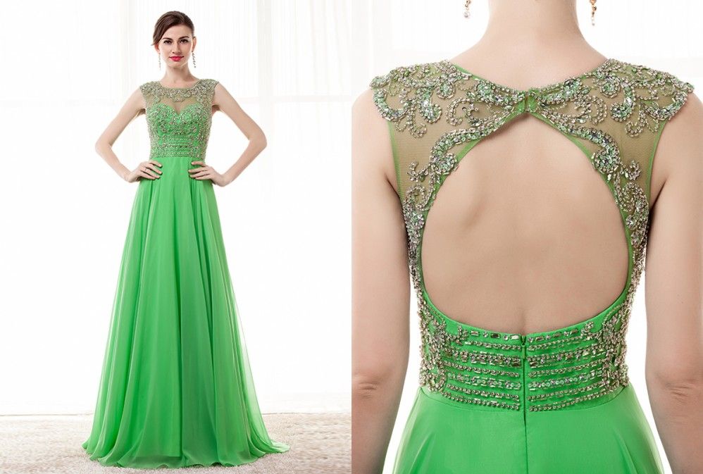 Vestido De Noche Elegante 2016 Vestido De Una Línea De Cuello Redondo De  Encaje Apliques Burdeos