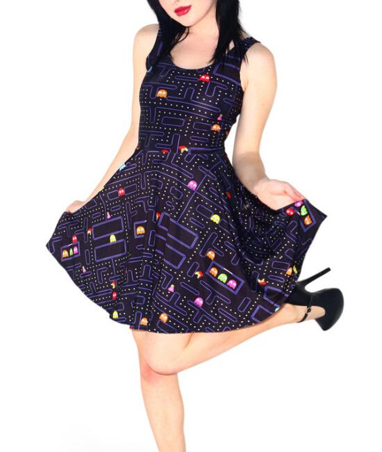 Acquistare Latte Nero NEW 1099 Donne Stampa 3D Classica PAC MAN Gioco  Elastico Estate Sexy Ragazza Skater Maglia Di Un Pezzo Pieghettato Abito  Casual Economico | Consegna Veloce E Qualità | DHgate Italy