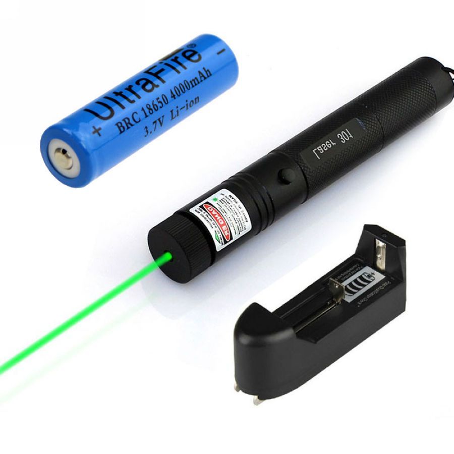 Laszer Pointer Flashlight Pointer 18650 Battery Rechargeable Batteries 