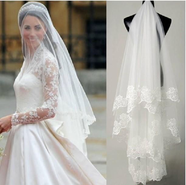 fingertip bridal veils