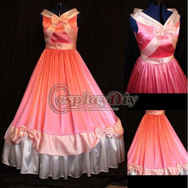 cinderella pink dress cosplay