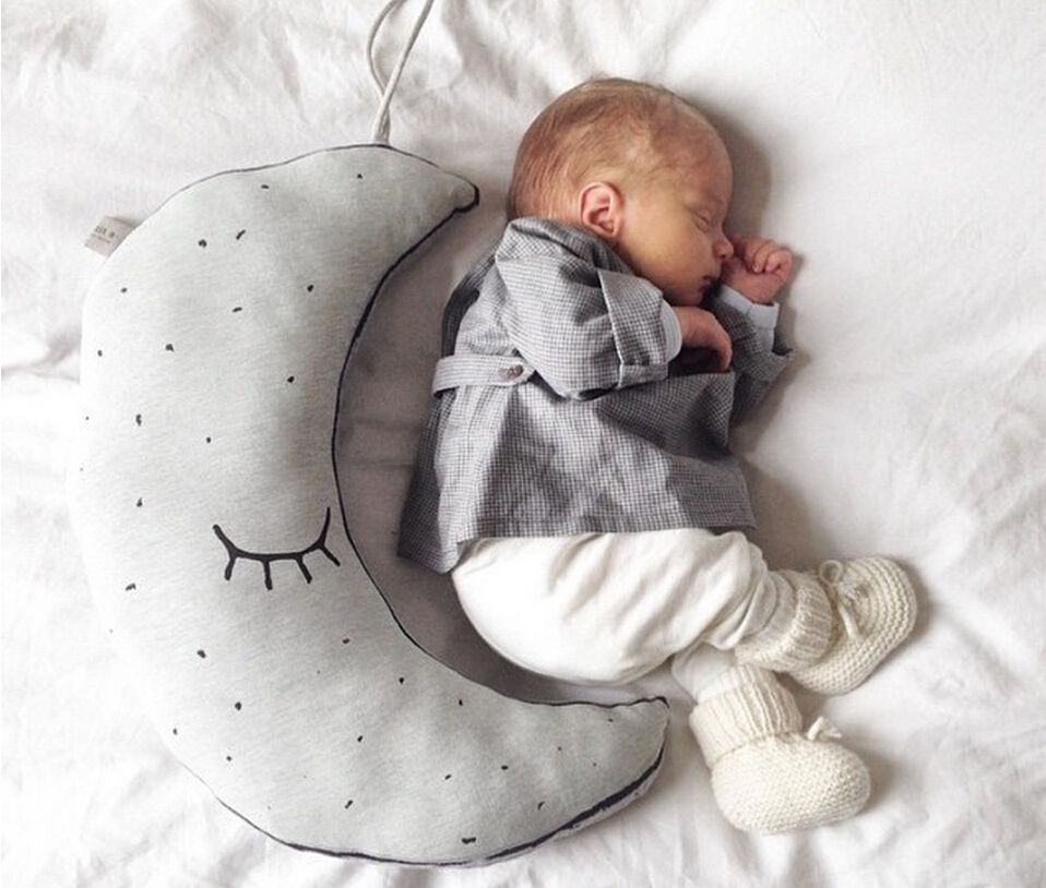 2016 Cute Cotton Glow In The Dark Pillows Baby Luminous Moon