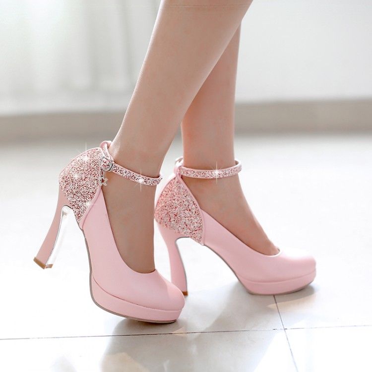 hot pink heels for prom