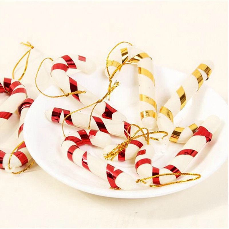 Christmas Candy Cane Ornaments Festival Party Xmas Tree Hanging