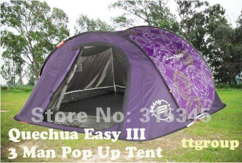 Quechua Waterproof Pop Up Camping Tent 2 Seconds Easy Iii 3 Man Double Lining Puppy Shelters Shelter Jobs From Dataurancej02 189 92 Dhgate Com