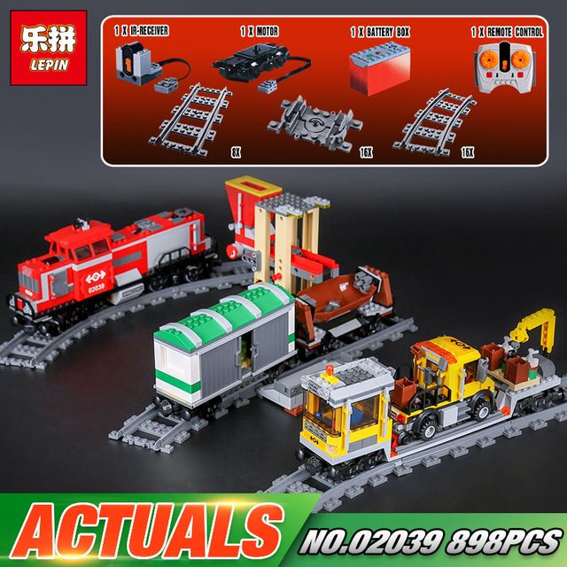 lepin cargo train