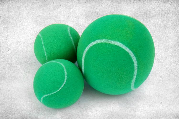 pelota de esponja grande