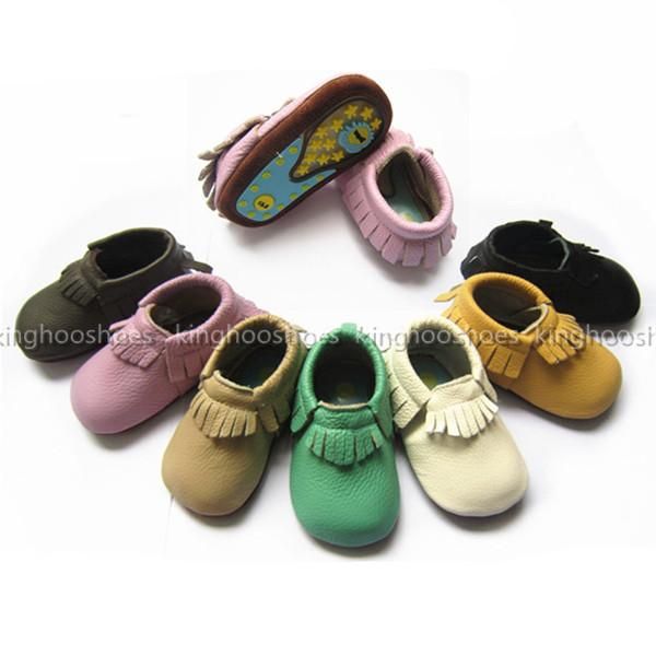 baby moccasins with rubber soles