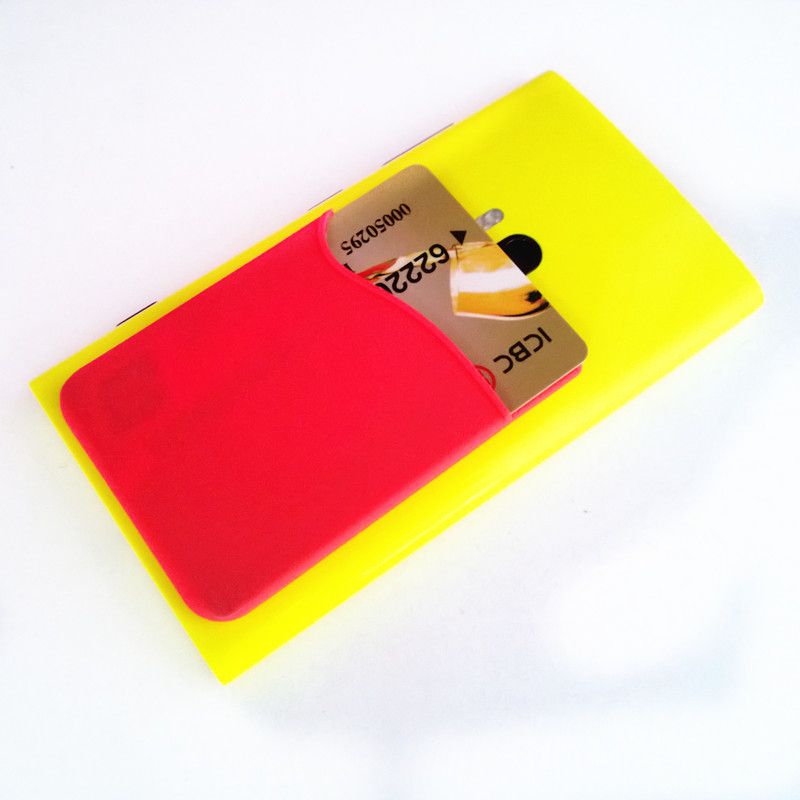 Wholesale Silicone Smart Wallet Back Card Holder 3M Self Adhesive
