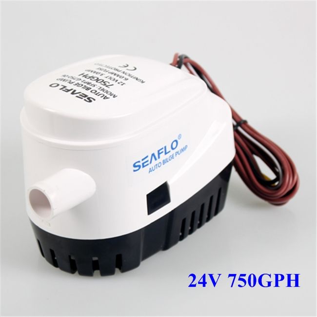 2019 750 Gph White Submersible Auto Bilge Pumps Seaflo
