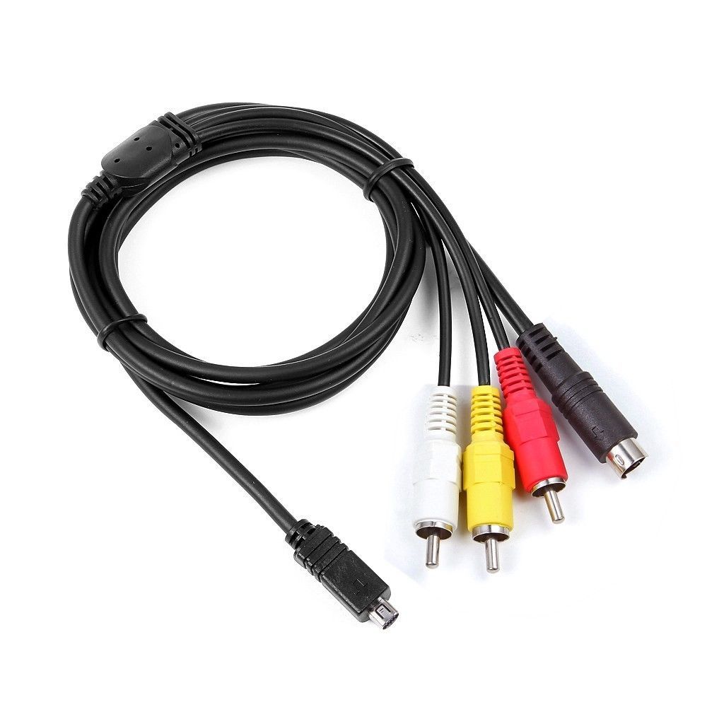 AV A/V TV Video Audio Cable Cord Lead For Sony Handycam DCR-HC42 e DCR-DVD404 e 
