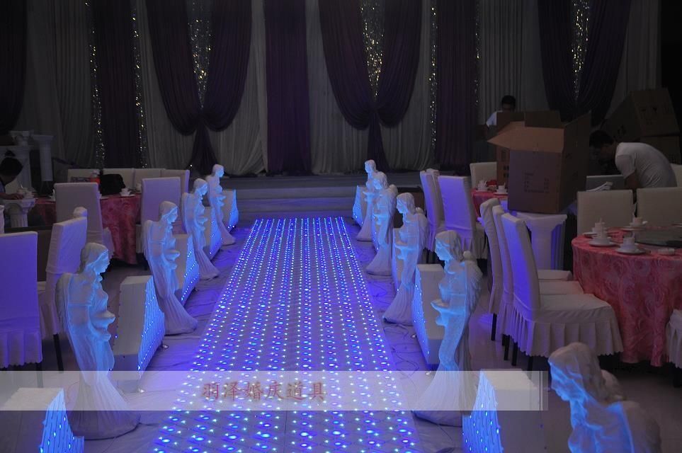 60cm 60 Cm Shiny Crystal Led Wedding Mirror Carpet Aisle Runner T
