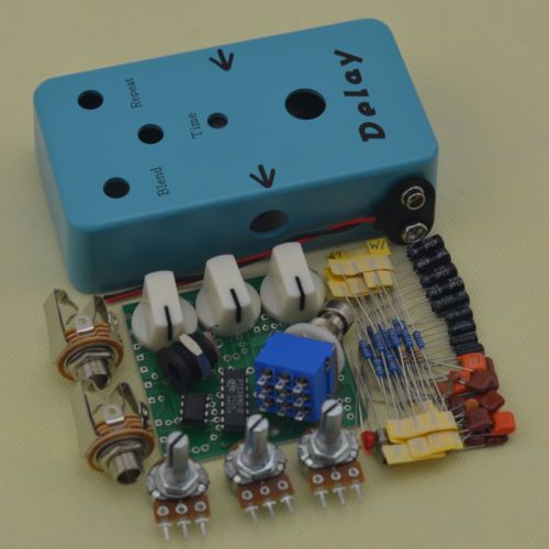 2020 Diy Delay Guitar Effect Pedal Effects Suite Light Blue - Diy Delay Pedal 2020 Diy Delay Guitar Effect Pedal Effects Suite Light Blue - Diy Delay Pedal