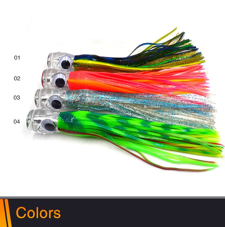 Octopus Skirts Trolling Lures Saltwater Tuna Marlin Wahoo Trolling Skirt Lures