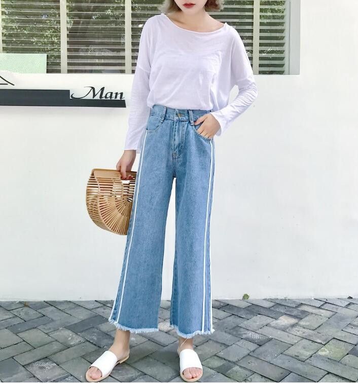 korean fashion loose pants