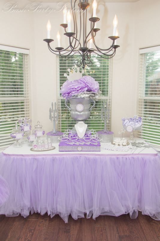 Ful Tulle Tutu Table Skirts No Sew Hand Made For Party Holiday