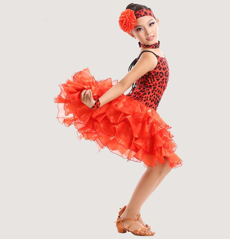 Acheter Pas Cher Enfants Latin Dance Costume Strap Gateau Robe Faux Gemstone Retour Tied Tls103 Strap Conception Rumba Cha Cha Stade Dancewear Du 41 43 Fr Dhgate
