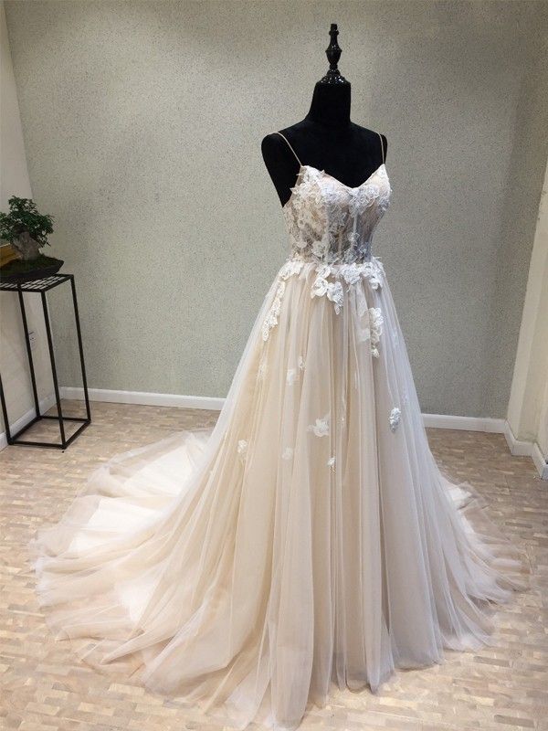 bustier top wedding dress