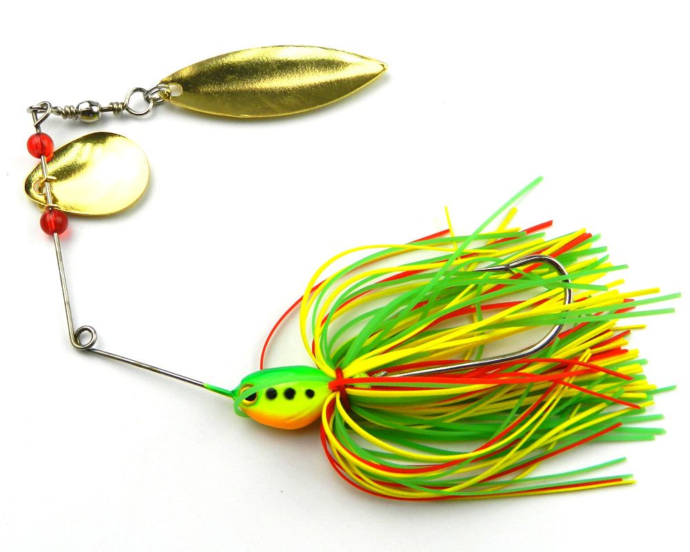 16.3g Spiner Bait /Rubber Jig/Spinner Baits Jig Head With 3D Eyes For