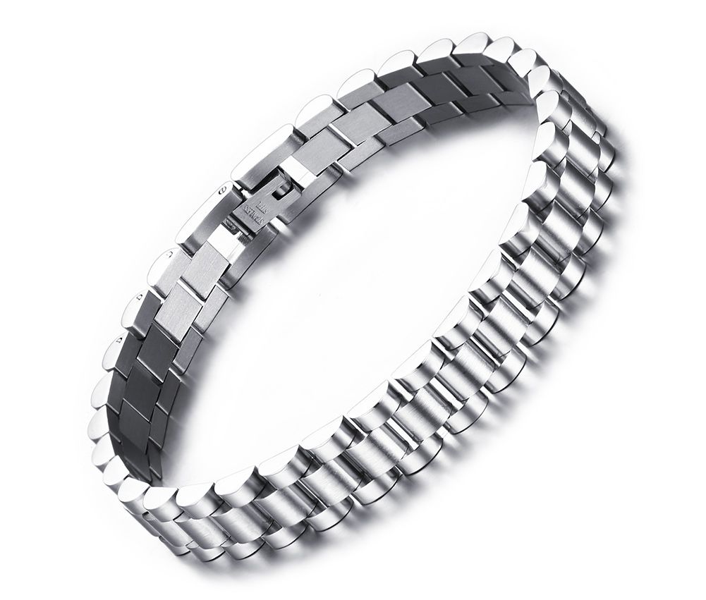 silver watch bracelet