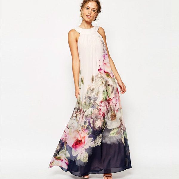 fit and flare beach dress