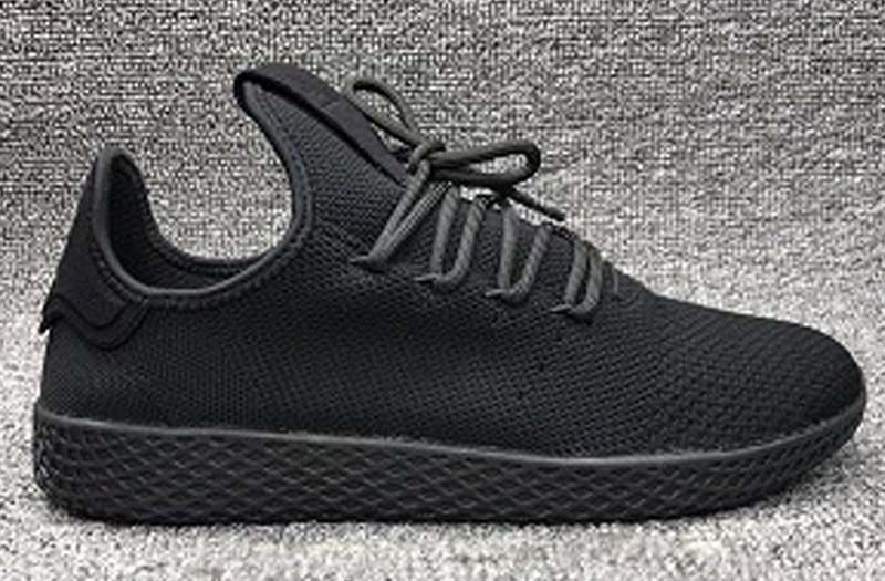 pharrell williams all black shoes