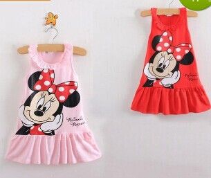 Compre Nuevo 2014 Niñas Ropa Lindo Mickey Mouse Minnie Vestido De es Rojo Y  Rosa Mini Ropa KT Gato Bebé Vestido De Las Niñas A 3,95 € Del Huayanpan |  Es.Dhgate.Com